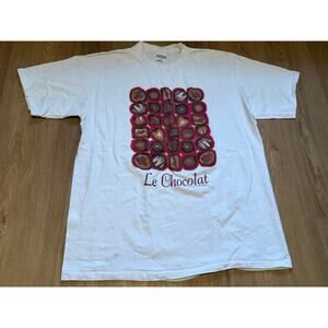 Vintage Sock and Roll Single Stitch 1992 "Le Chocolat" t-shirt Size XL